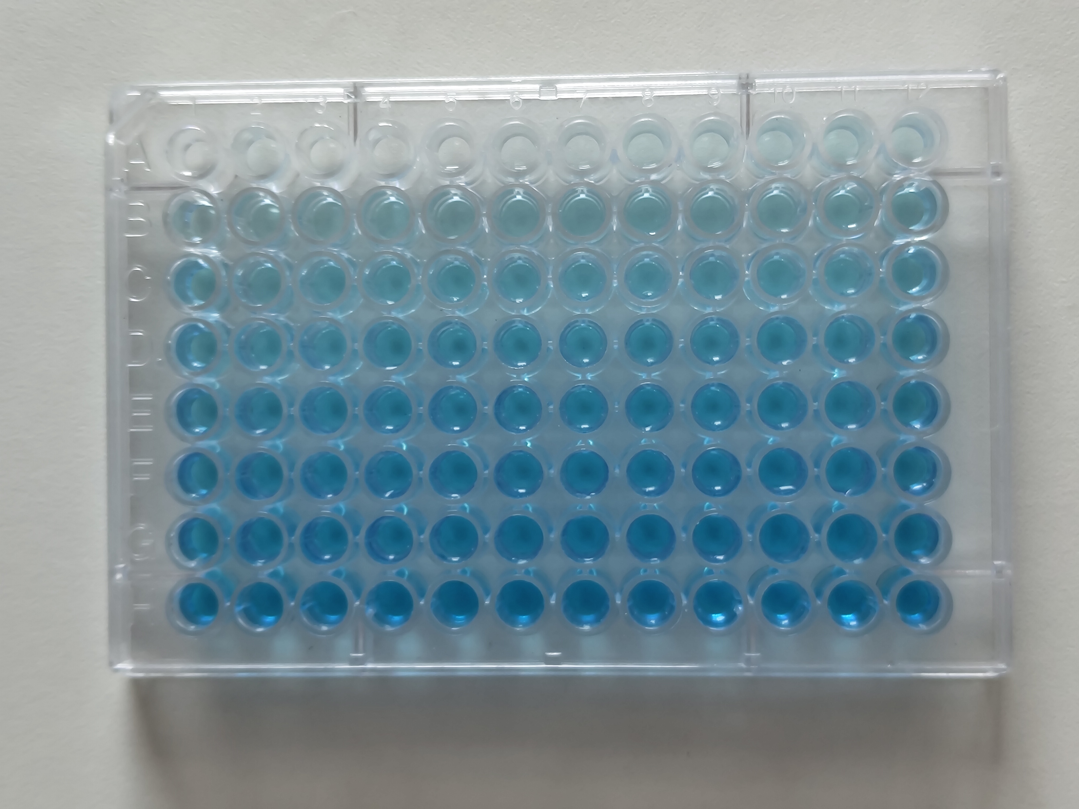 Well plate pipette result